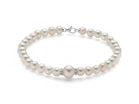 Bracciale Miluna Donna BRACC. PERLE BOULE E FANTASIA in Oro Perla PBR3073V - PBR3073V